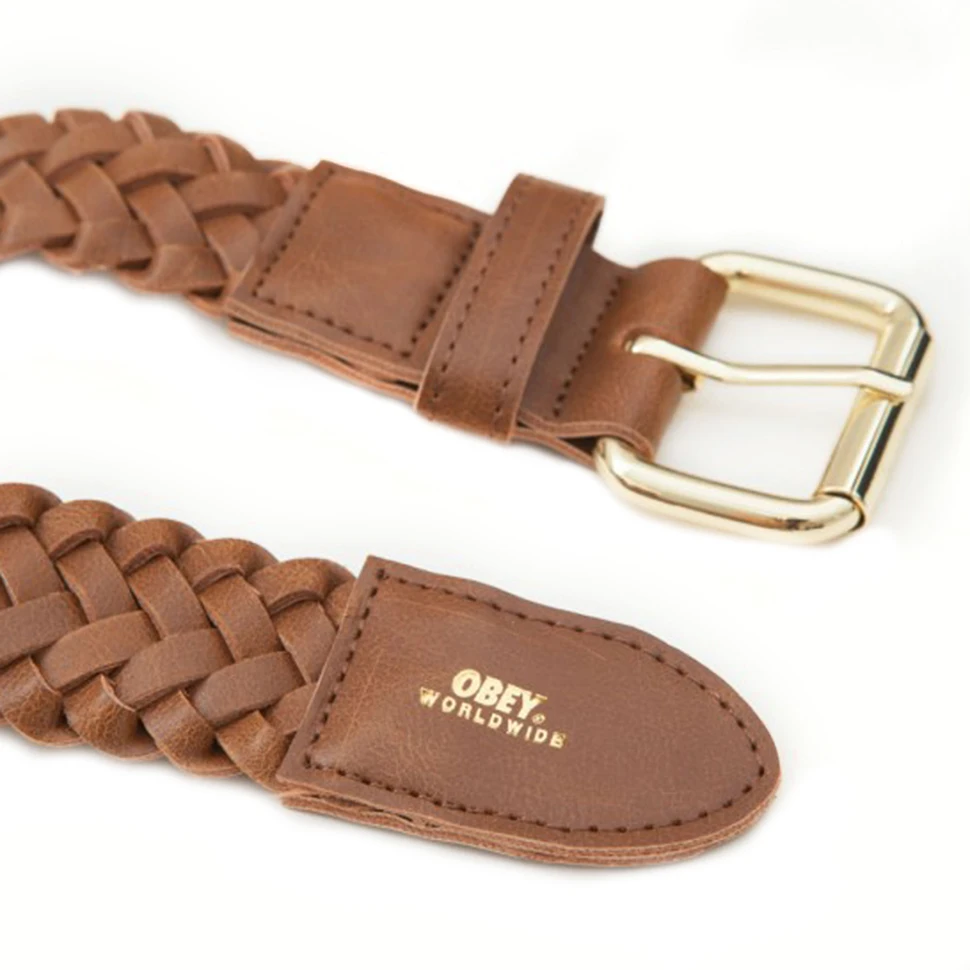 Obey - Gentry Braided Leather Belt