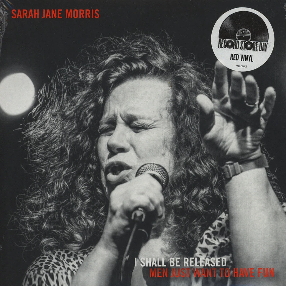 Sarah Jane Morris - We Shall Be Released / Men Just Wanna Have Fun Red Vinyl Edition