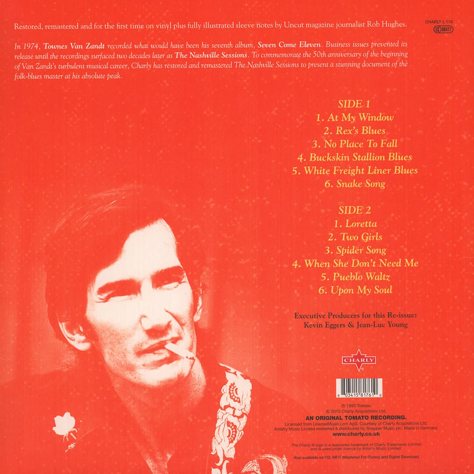 Townes Van Zandt - The Nashville Sessions