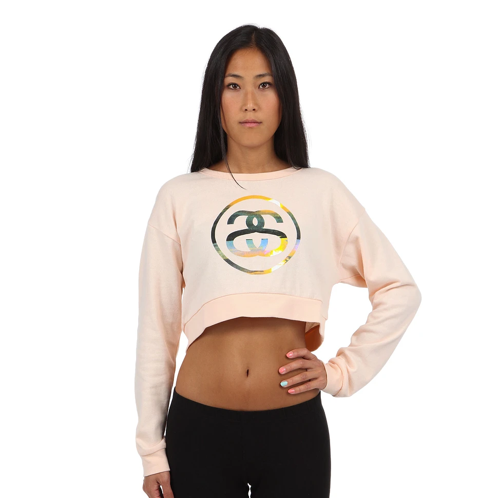 Stüssy - Sunset Link Cropped Fleece Sweater