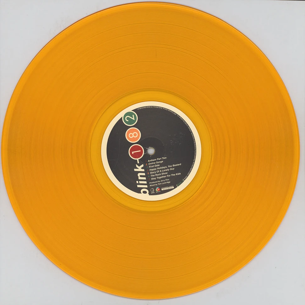 Blink 182 - Take Of Your Pants And Jacket Yellow Vinyl Edition