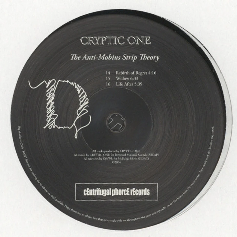 Cryptic One - The Anti-Mobius Strip Theory