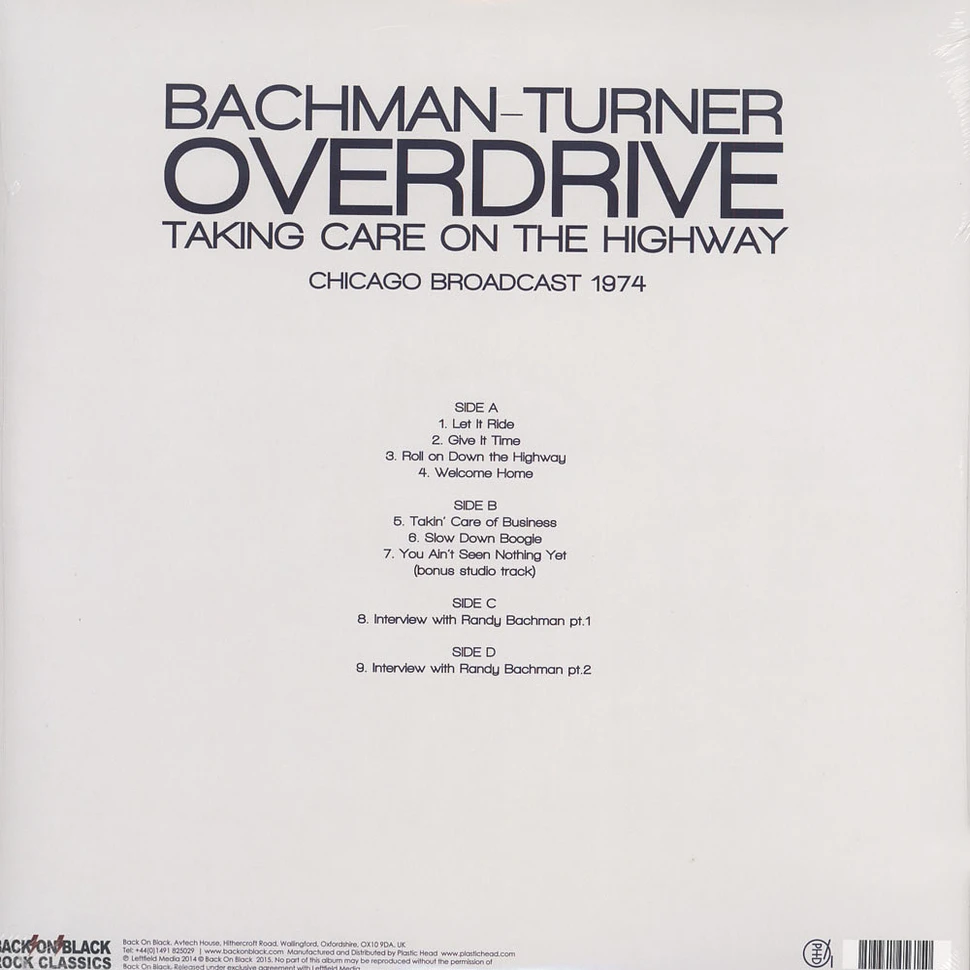 Bachman-Turner Overdrive - Taking Care On The Highway