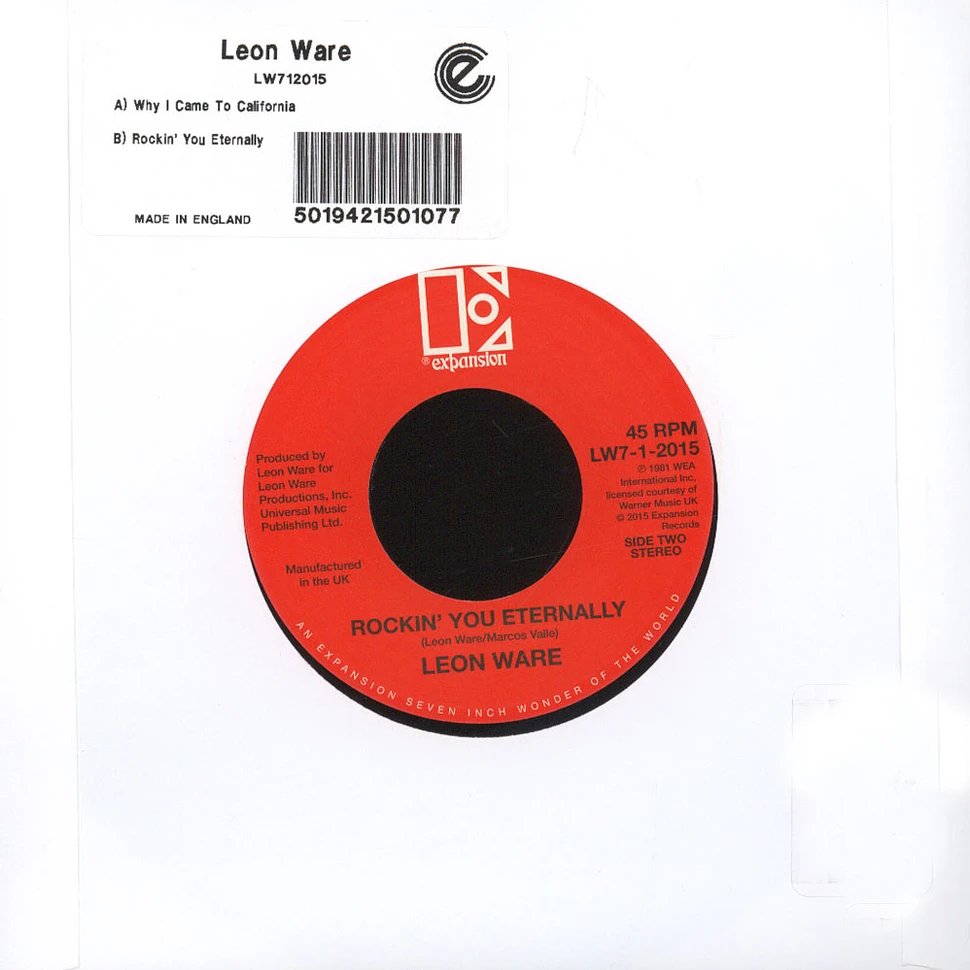 Leon Ware - Why I Came To California / Rockin' You Eternally