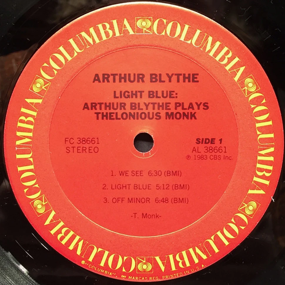 Arthur Blythe - Light Blue - Arthur Blythe Plays Thelonious Monk