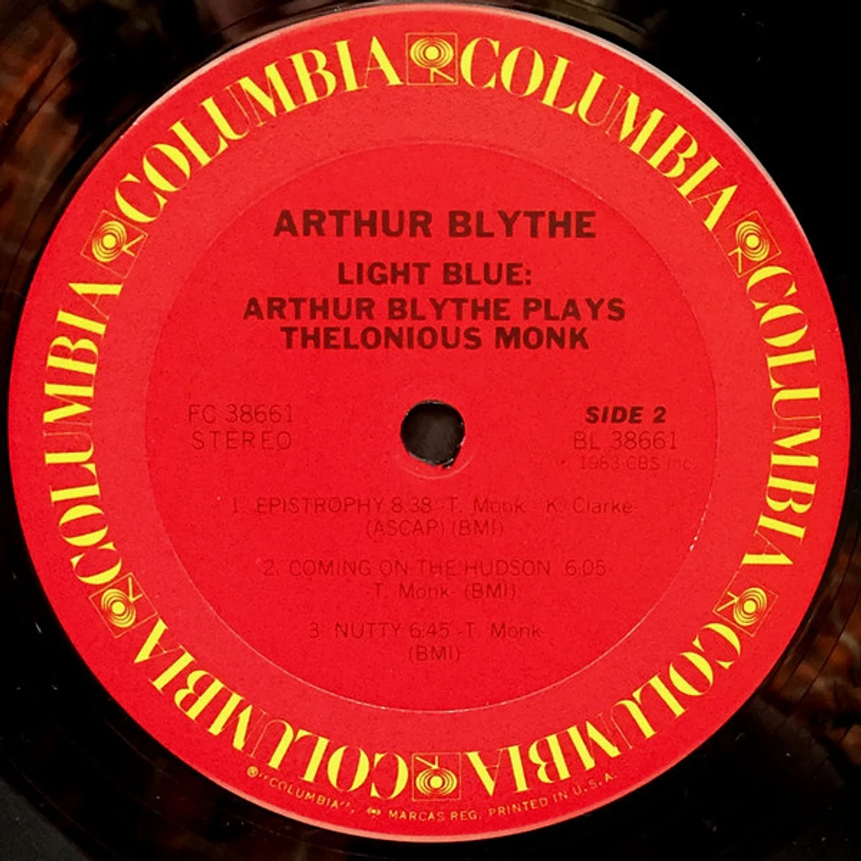 Arthur Blythe - Light Blue - Arthur Blythe Plays Thelonious Monk