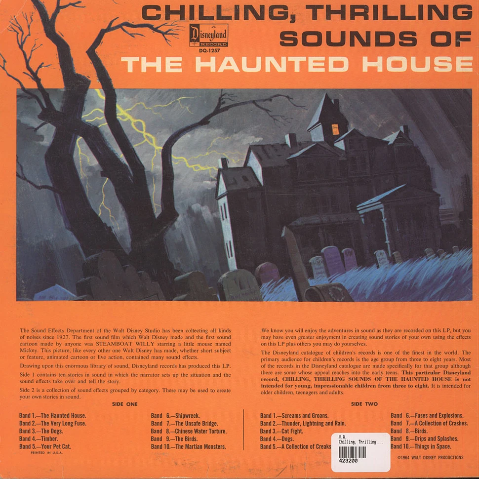 No Artist - Chilling, Thrilling Sounds Of The Haunted House