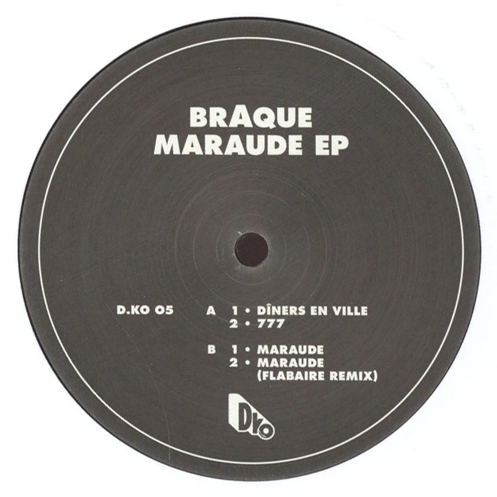 Braque - Maraude EP