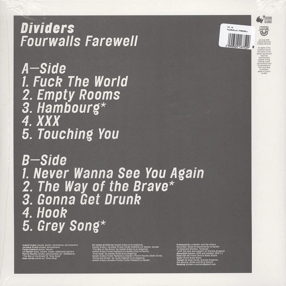 Dividers - Fourwalls Farewell