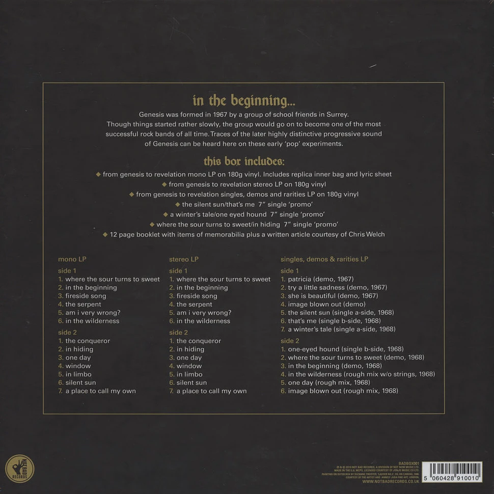 Genesis - From Genesis to Revelation Box LP Box Set