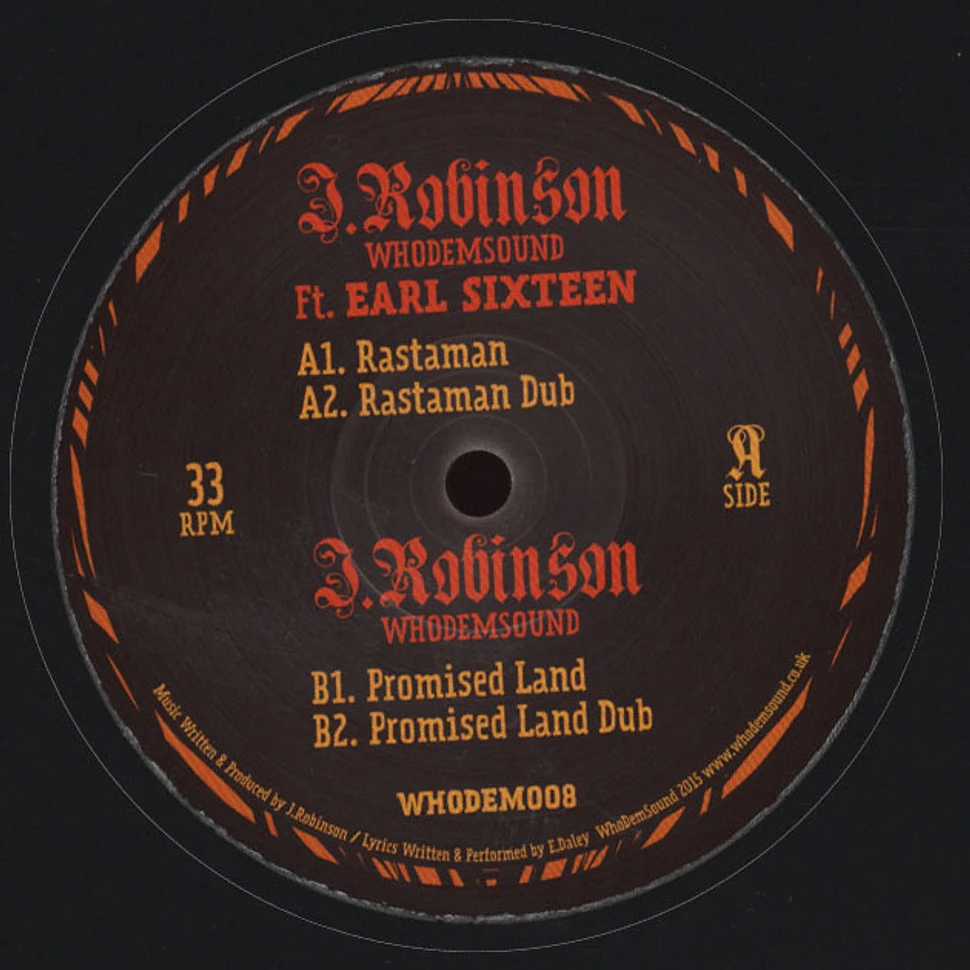 J.Robinson / WhoDemSound - Rastaman Feat. Earl 16