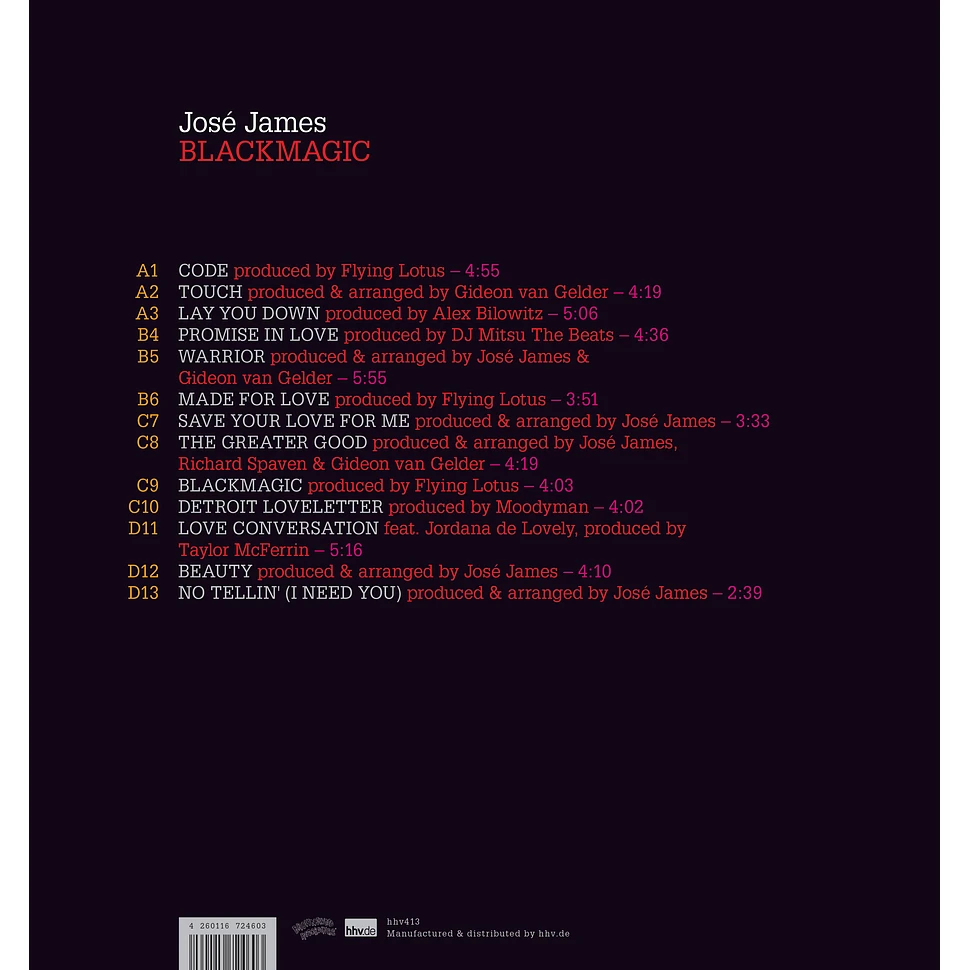 Jose James - Blackmagic White Vinyl Edition