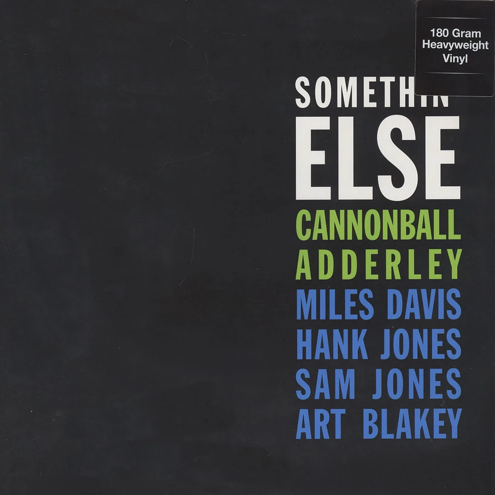 Cannonball Adderley - Somethin' Else 180g Vinyl Edition