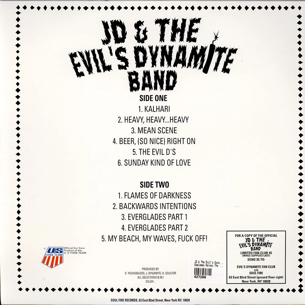 JD & The Evil's Dynamite Band - Explodes Across The Nation
