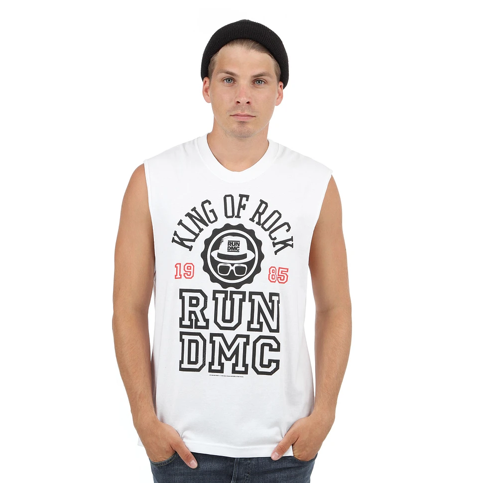 Run DMC - King Of Rock Varsity Muscle Tank Top