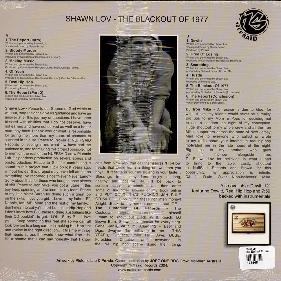 Shawn Lov - The Blackout Of 1977