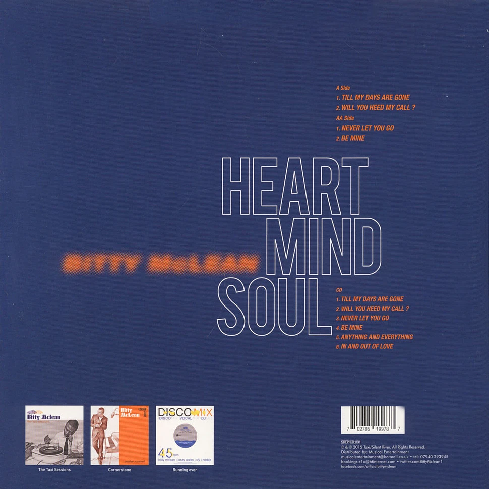 Bitty McLean - Heart Mind & Soul EP