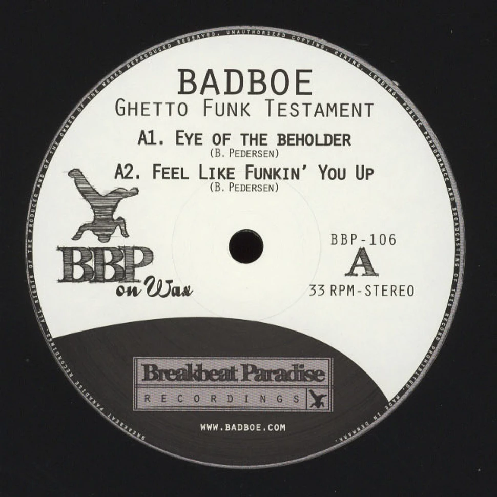 Badboe - Ghetto Funk Testament