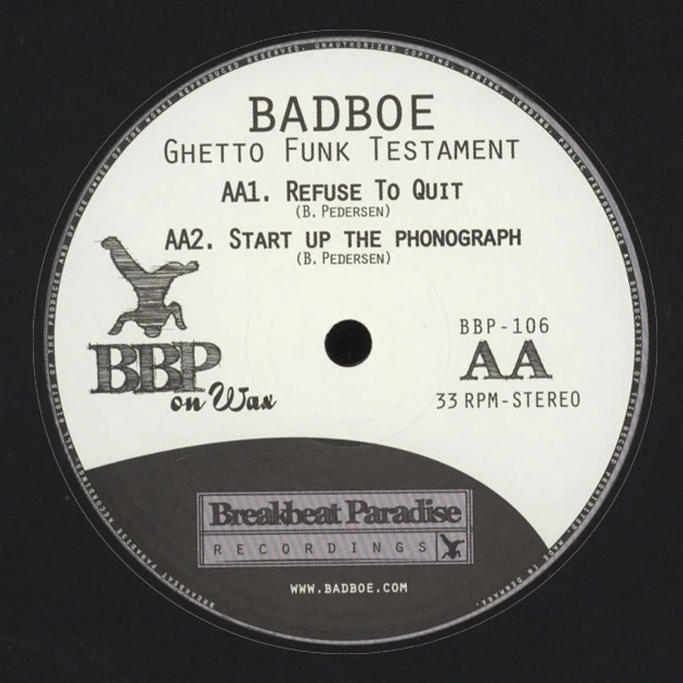 Badboe - Ghetto Funk Testament