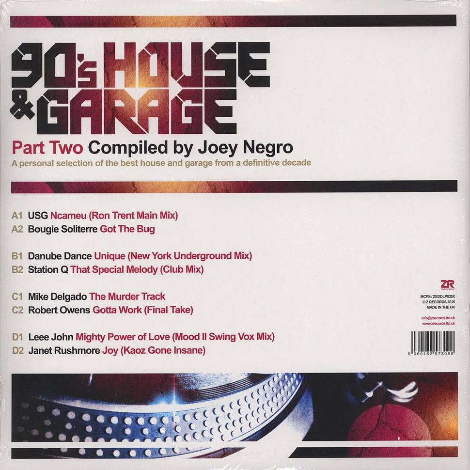 Joey Negro - 90's House & Garage Part 2