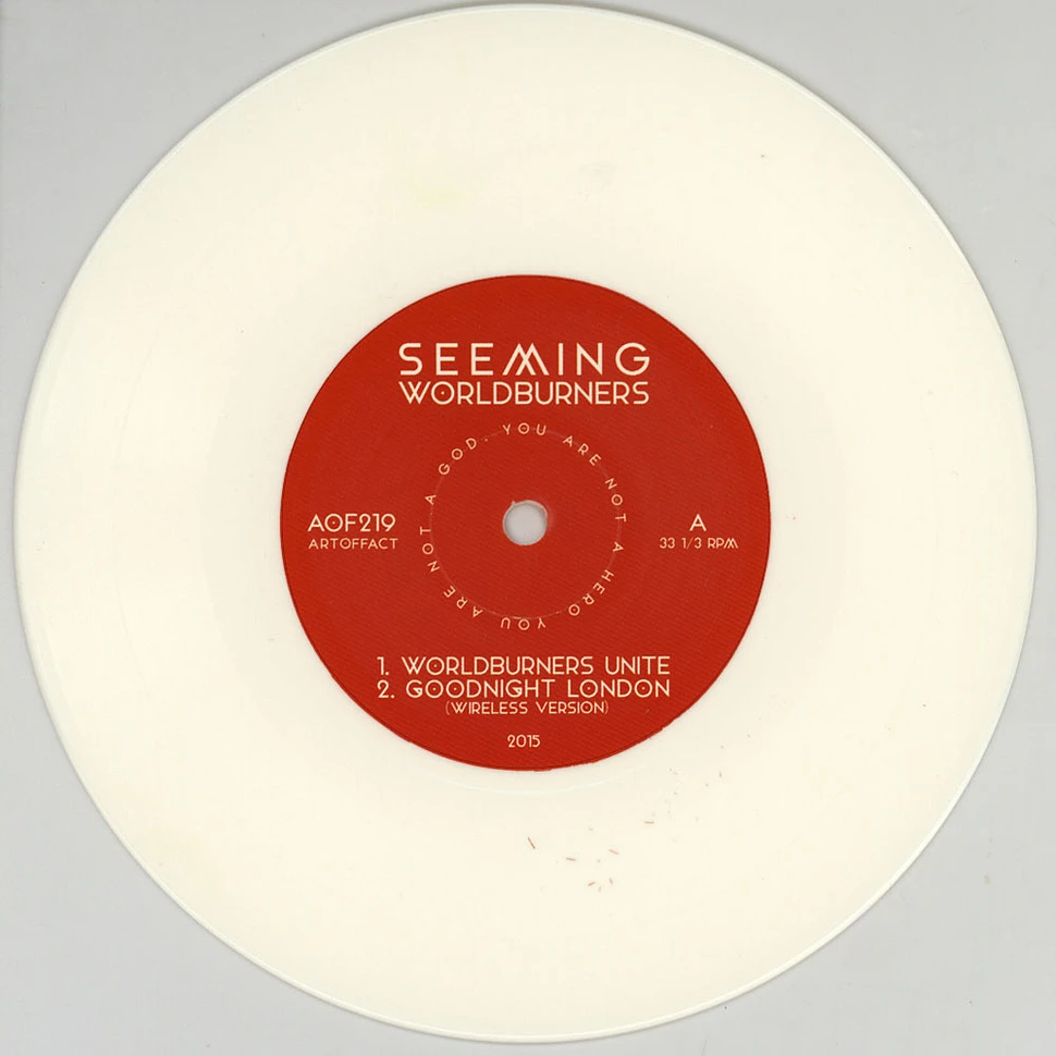 Seeming - Worldburners White Vinyl Edition