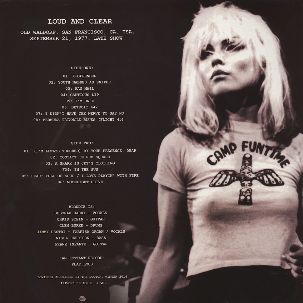Blondie - Loud And Clear