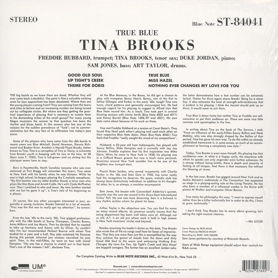 Tina Brooks - True Blue