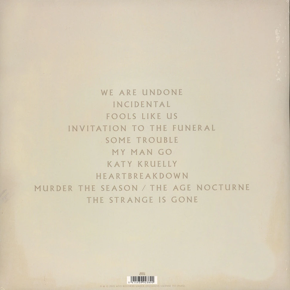 Two Gallants - We Are Undone Black Vinyl Edition