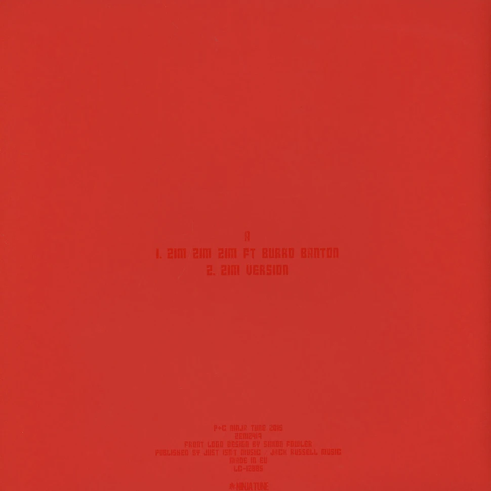 The Bug - Zim Zim Zim Red Vinyl Edition