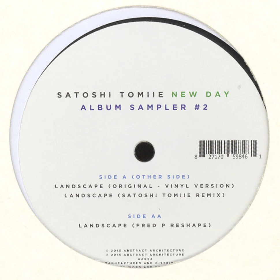 Satoshi Tomiie - New Day Album Sampler #2 Fred P Remix
