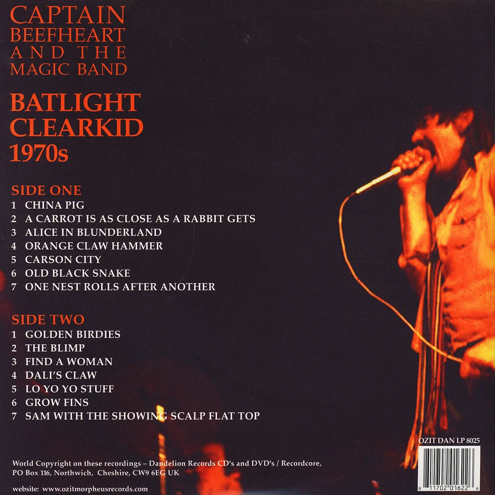 Captain Beefheart & The Magic Band - Batlight Clearkid