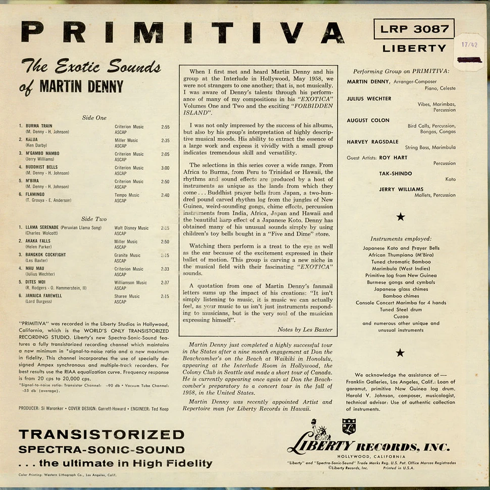 Martin Denny - Primitiva