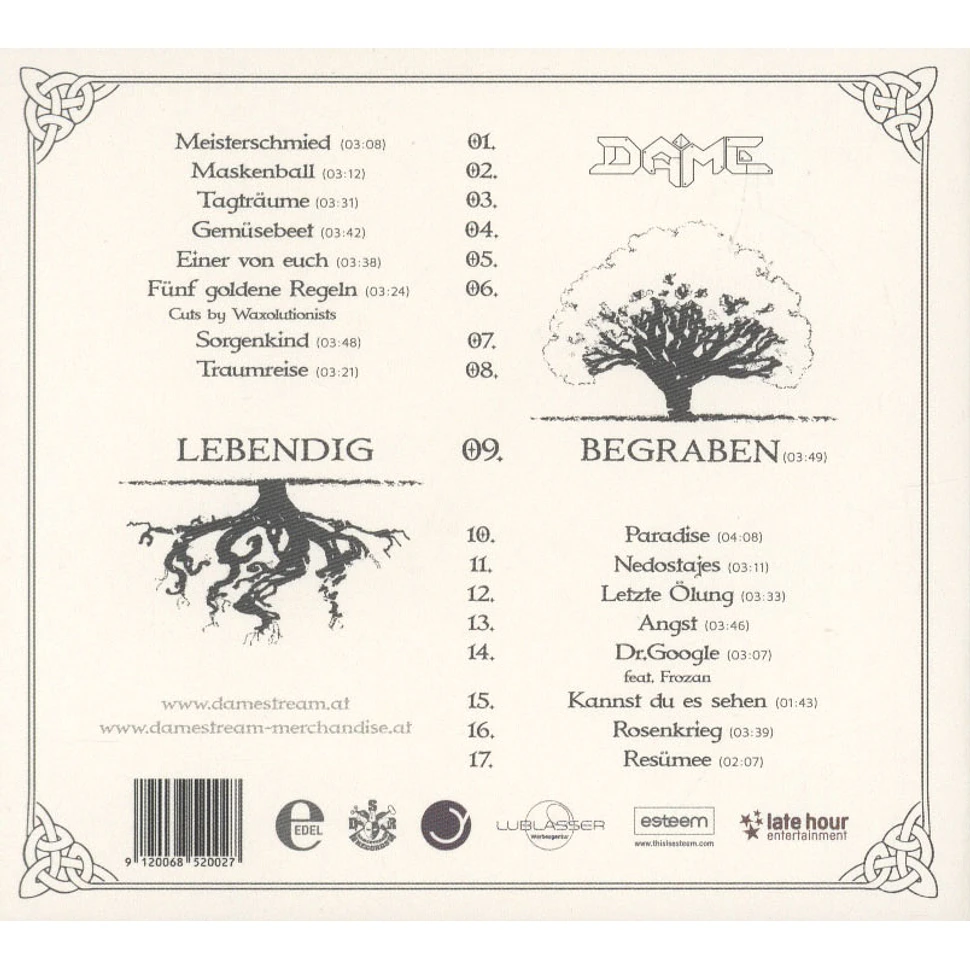 Dame - Lebendig Begraben