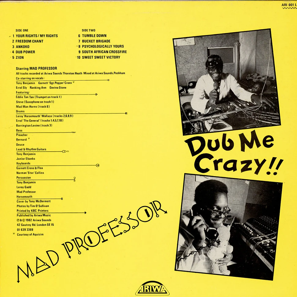 Mad Professor - Dub Me Crazy !!