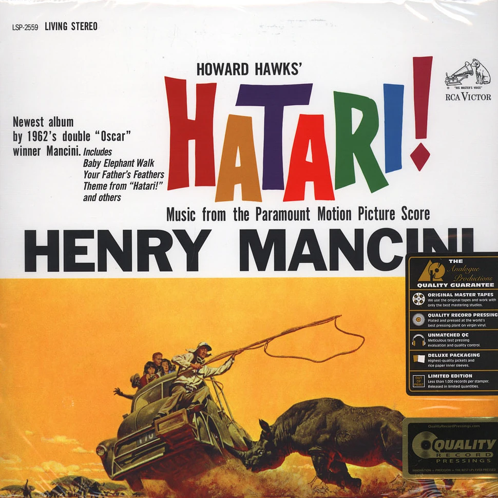 Henry Manchini - OST Hatari 200g Vinyl Edition