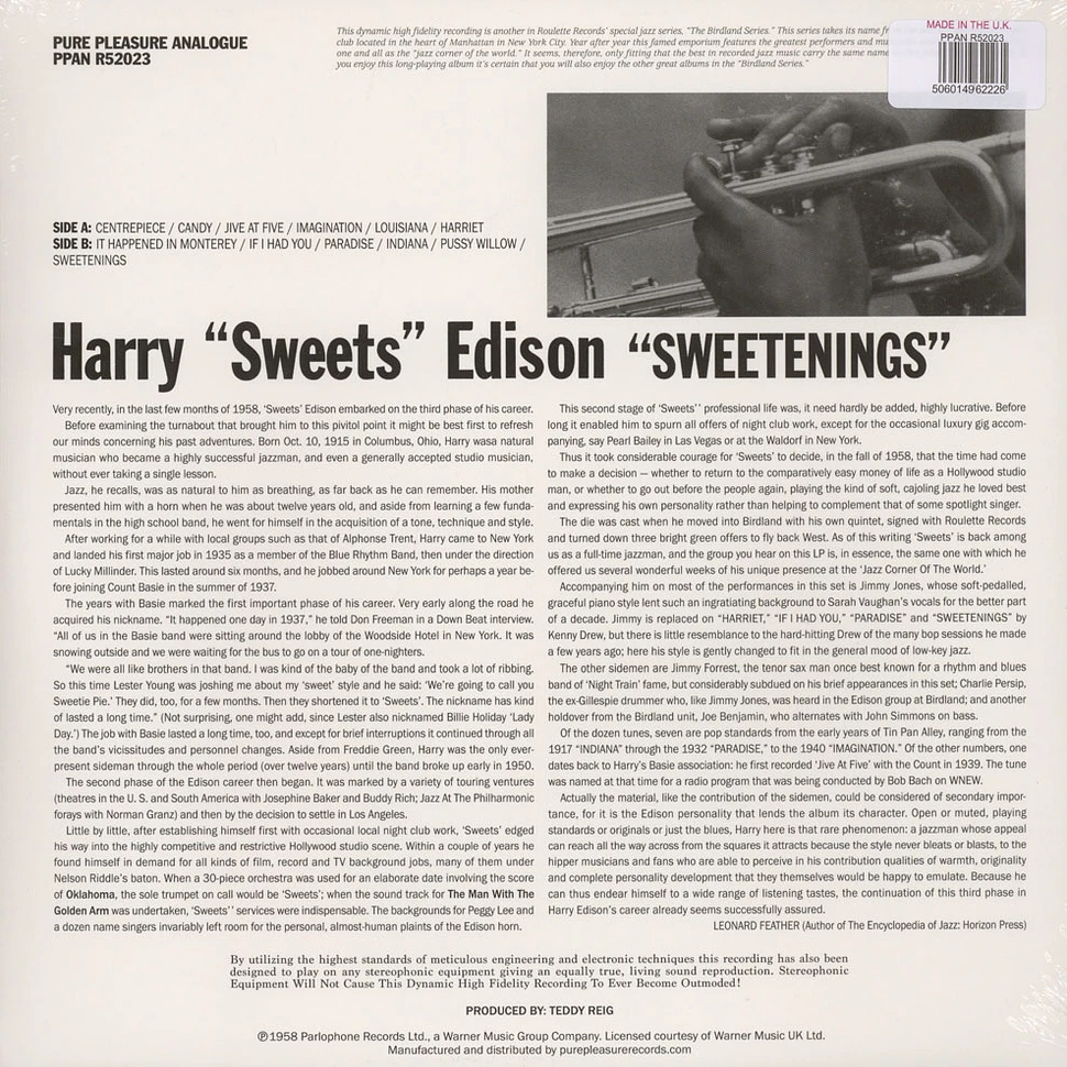 Harry "Sweets" Edison - Sweetenings