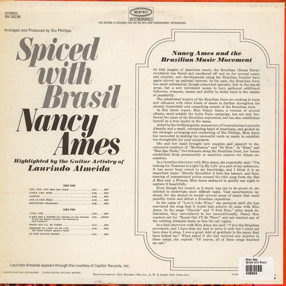 Nancy Ames - Spiced With Brasil