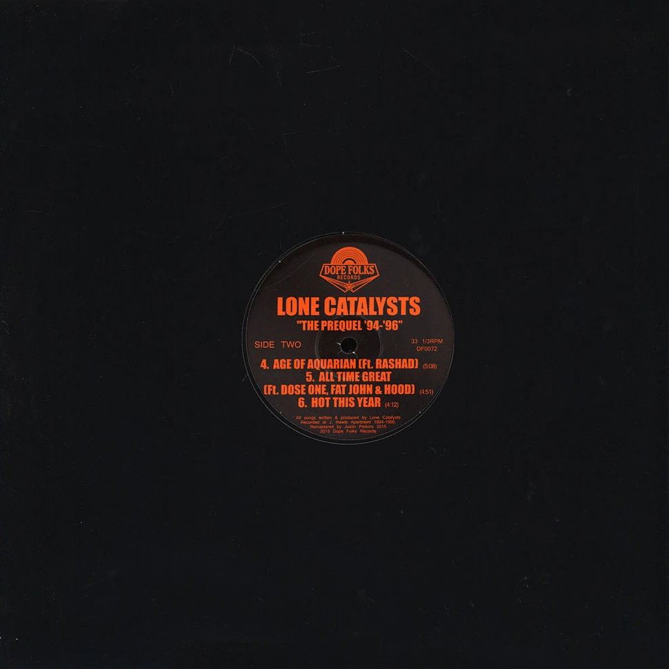 Lone Catalysts - The Prequel '94-'96