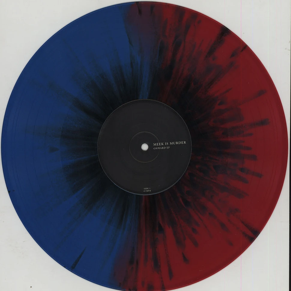 Meek Is Murder - Onward / Into The Sun Red / Aqua with Black Splatter Vinyl Edition