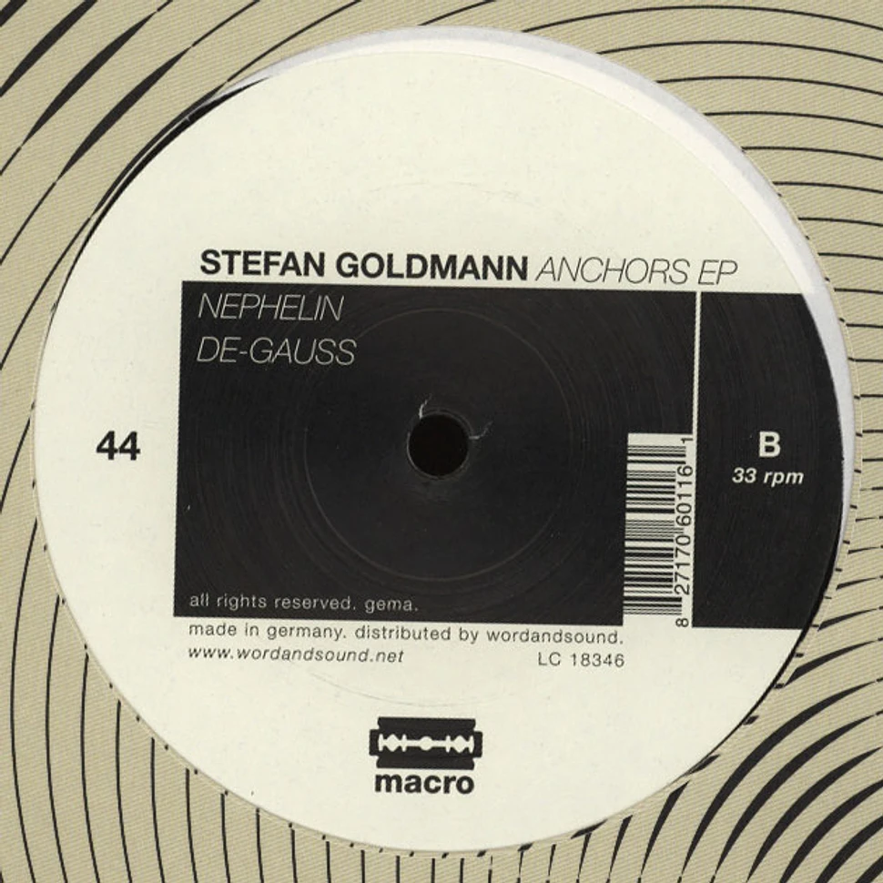 Stefan Goldmann - Anchors EP
