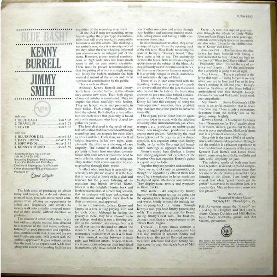 Kenny Burrell / Jimmy Smith - Blue Bash!