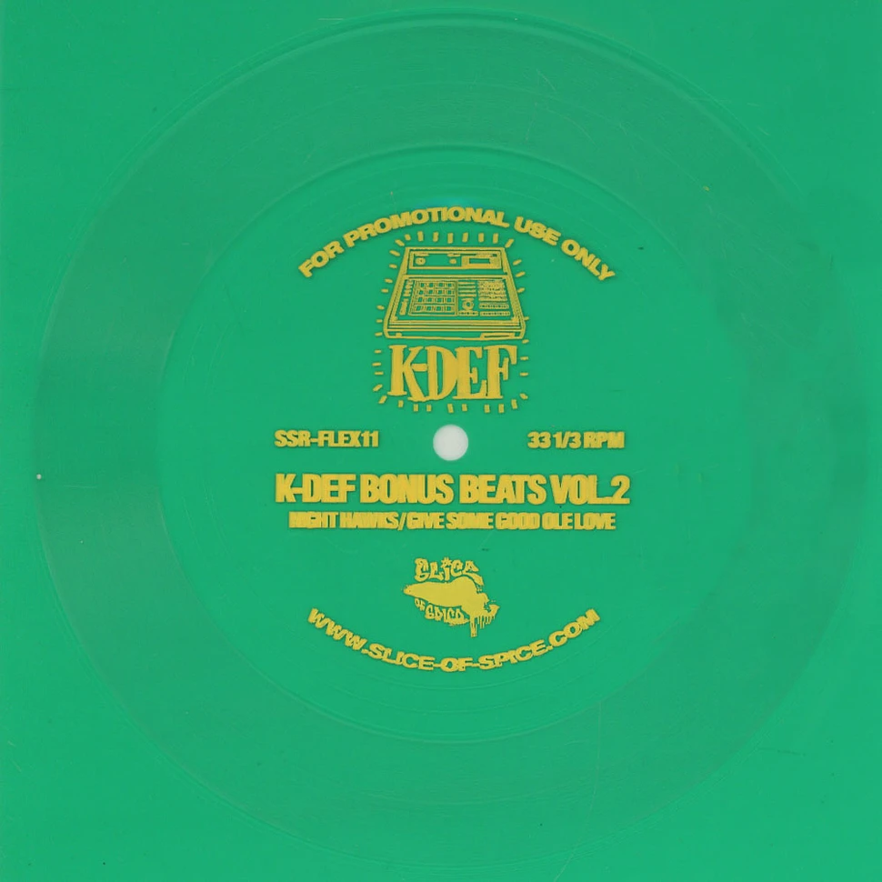 K-Def - Bonus Beats Volume 2 Flexi Disc