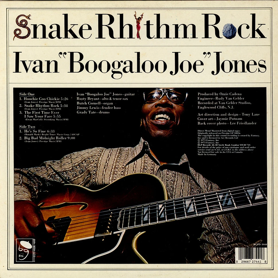 Ivan 'Boogaloo' Joe Jones - Snake Rhythm Rock