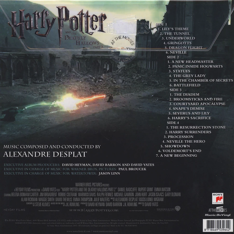 Alexandre Desplat - OST Harry Potter & The Deathly Hallows Part 2 Black Vinyl Edition