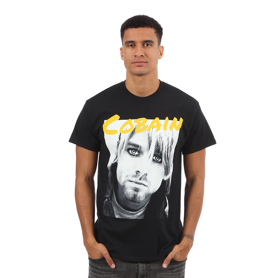 Kurt Cobain - Yellow Cobain Photo T-Shirt