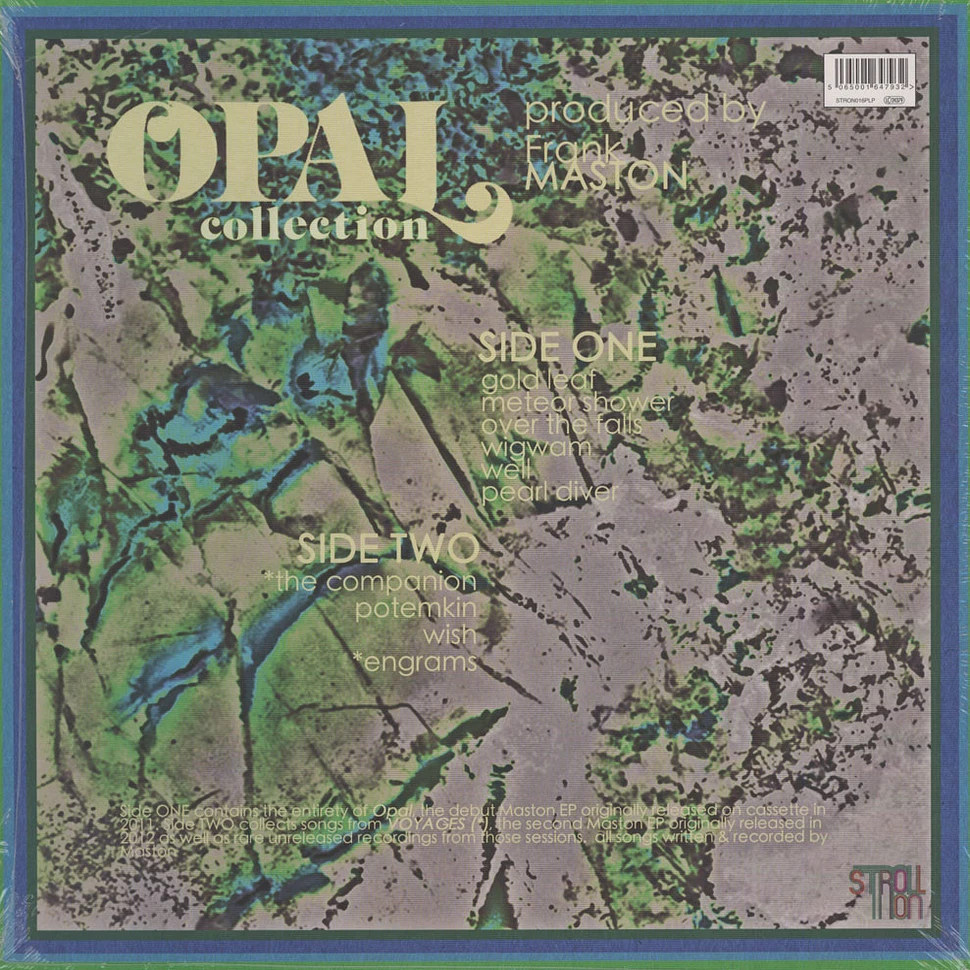 Maston - Opal Collection Black Vinyl Edition