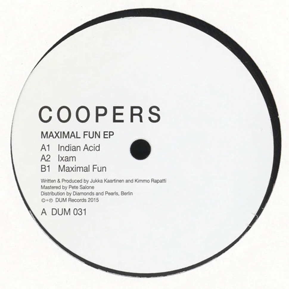 Coopers - Maximal Fun EP