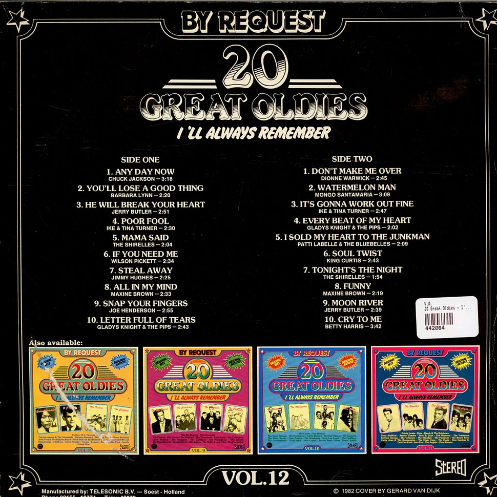 V.A. - 20 Great Oldies - I'll Always Remember Vol. 12