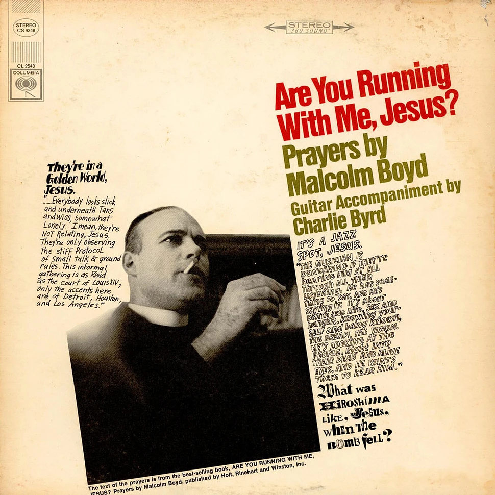 Malcolm Boyd Accompaniment By Charlie Byrd - Are You Running With Me, Jesus?