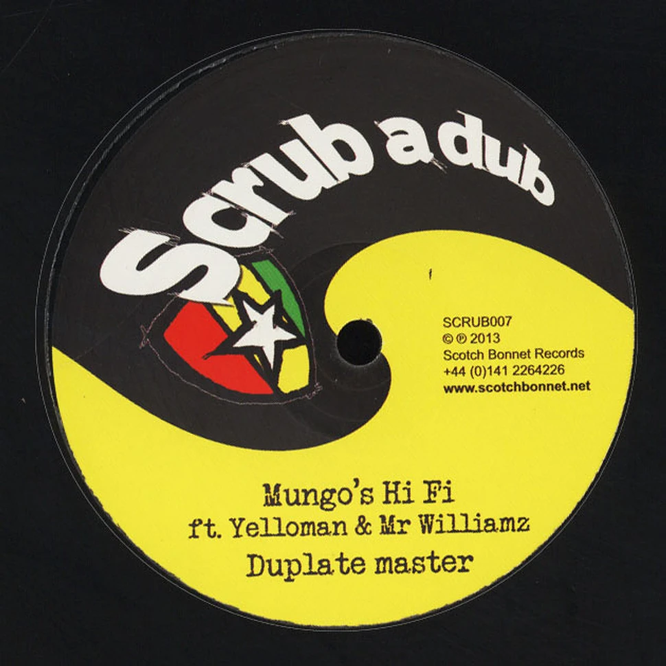 Mungo's Hi-Fi - Dubplate Master EP Feat. Yellowman & Mr Williamz
